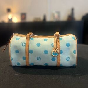 Dooney & Bourke Blue Polka Dot Shoulder Bag